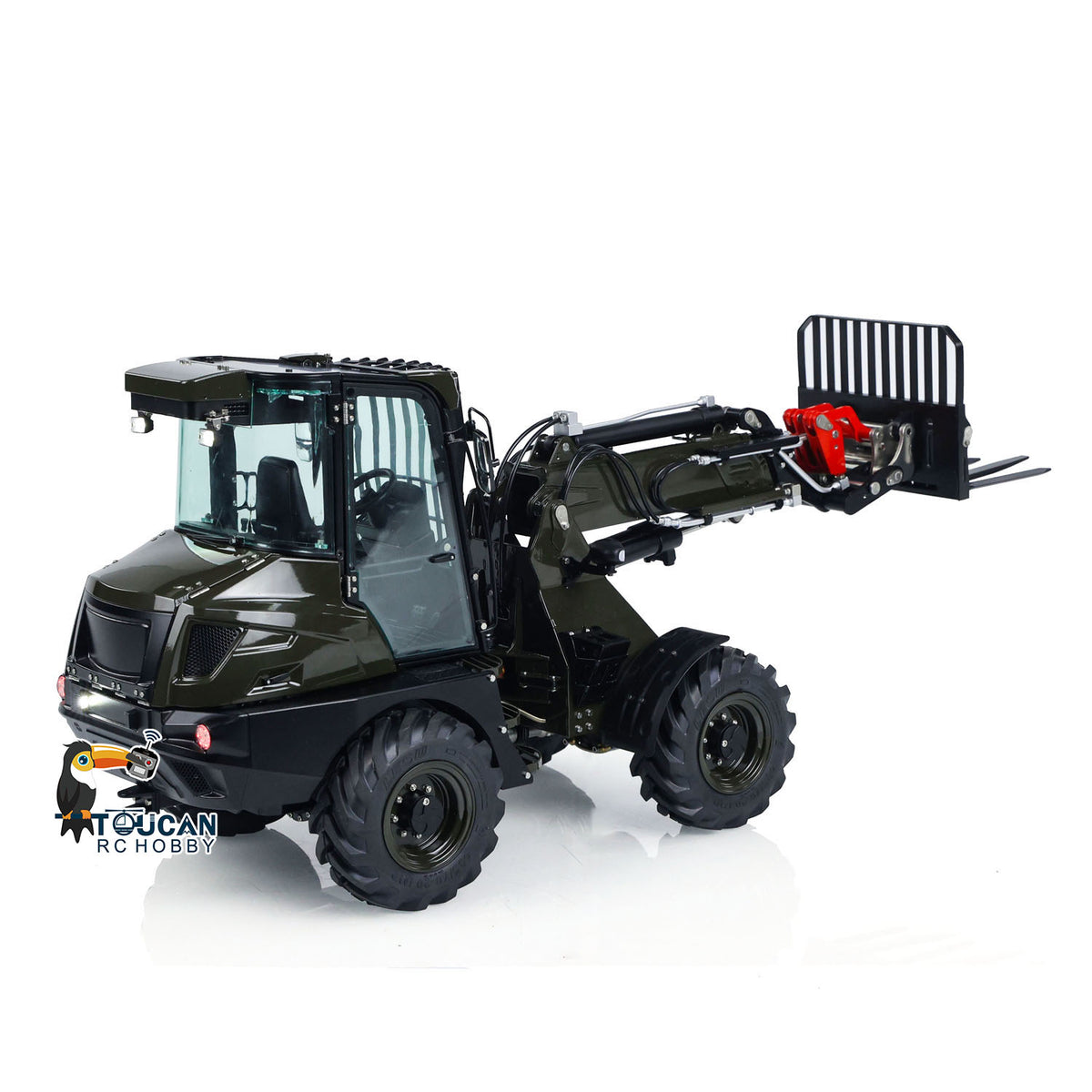 LESU RTR 1/14 Hydraulic RC Telescopic Arm Car Metal Loader AT1050 Forklift Truck