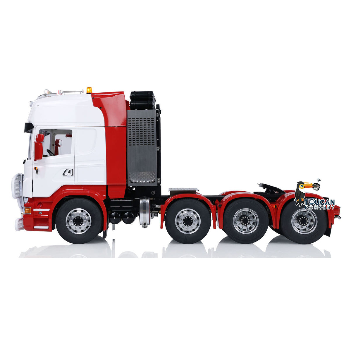 TOUCAN 1/14 8X8 RC Tractor Truck Metal RTR Remote Control Car 2-speed Transmission