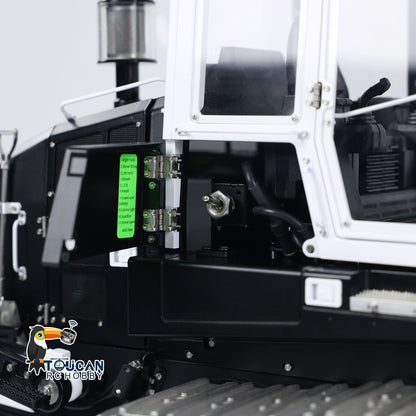 LESU 973K 1/14 Hydraulic RC Loader Upgrade Tracked Car Openable Bucket Rear Plow Model Light Sound B0024