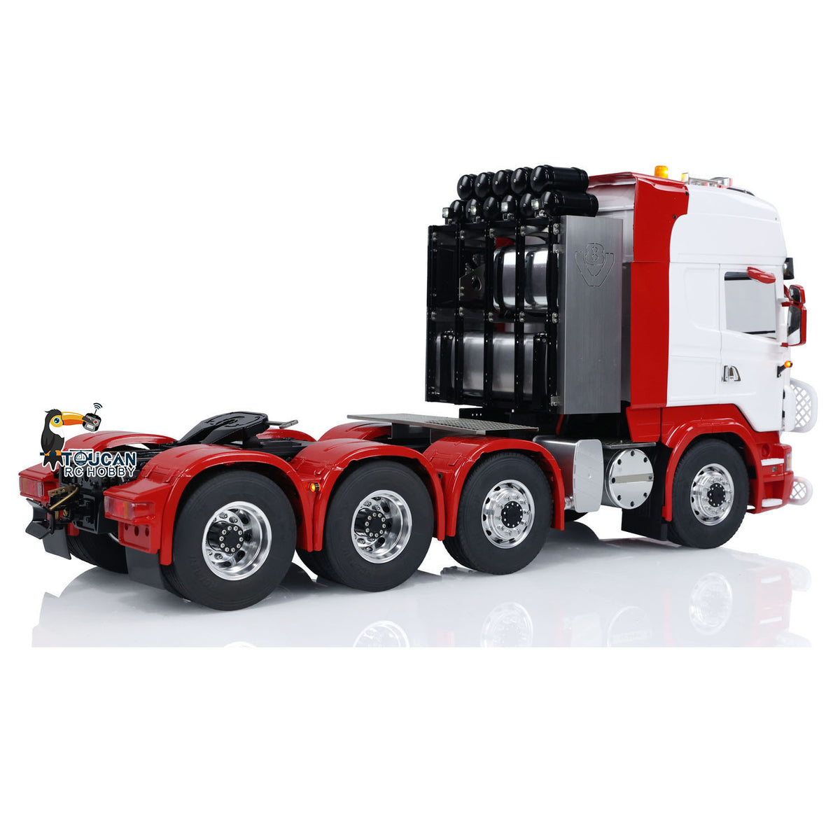 TOUCAN 1/14 8X8 RC Tractor Truck Metal RTR Remote Control Car 2-speed Transmission