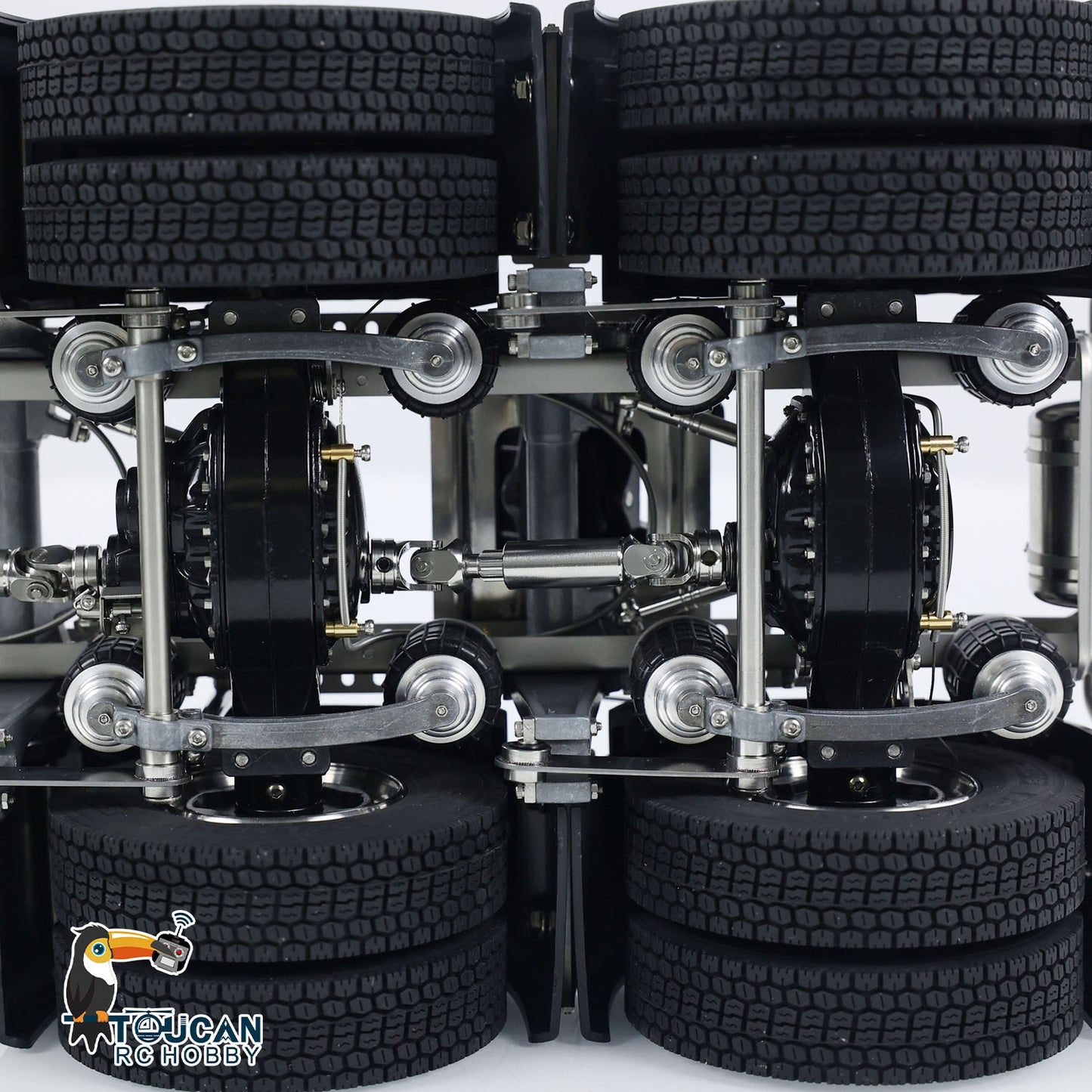 ScaleClub 1/14 Metal Chassis for 6x6 RC Tractor Truck R620 R730 R470