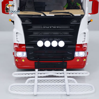 TOUCAN 1/14 8X8 RC Tractor Truck Metal RTR Remote Control Car 2-speed Transmission