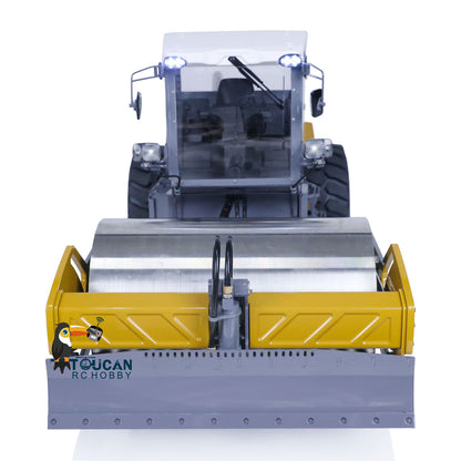 LESU 1/14 Rouleau compresseur hydraulique RC assemblé en métal RTR Aoue-H13i A0009