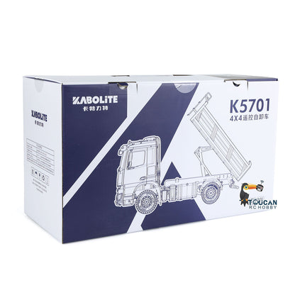US STOCK 1/14 Kabolite 5701 RC Dump Truck 4x4 Remote Control Dumper Car Sound Light Model