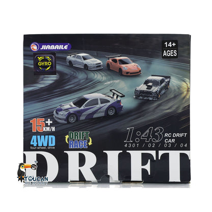 1/43 RC Drift Race Car 4WD Ready to Go Mini Car Toy With Gyro