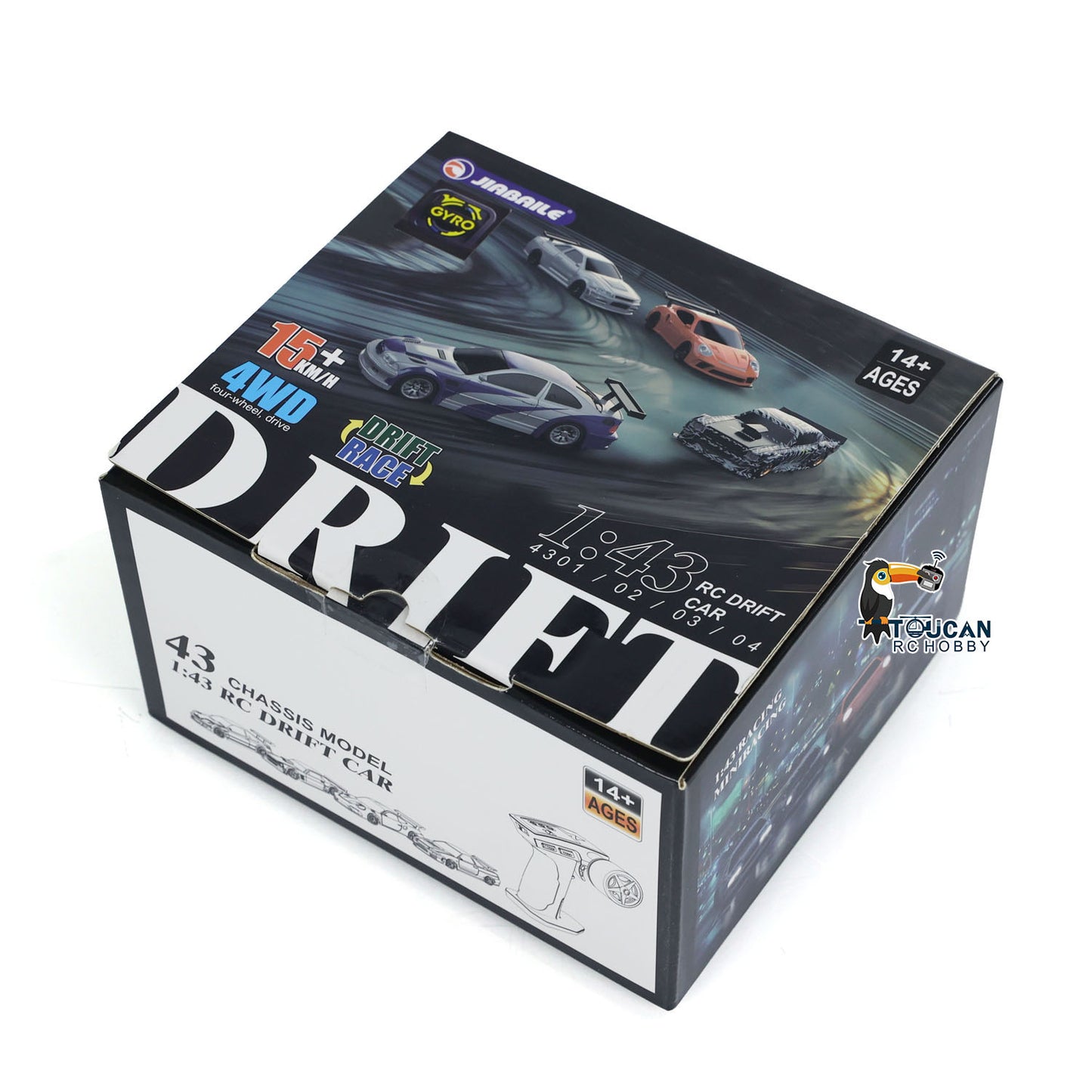 1/43 RC Drift Rennauto 4WD Ready to Go Mini Auto Spielzeug mit Gyro