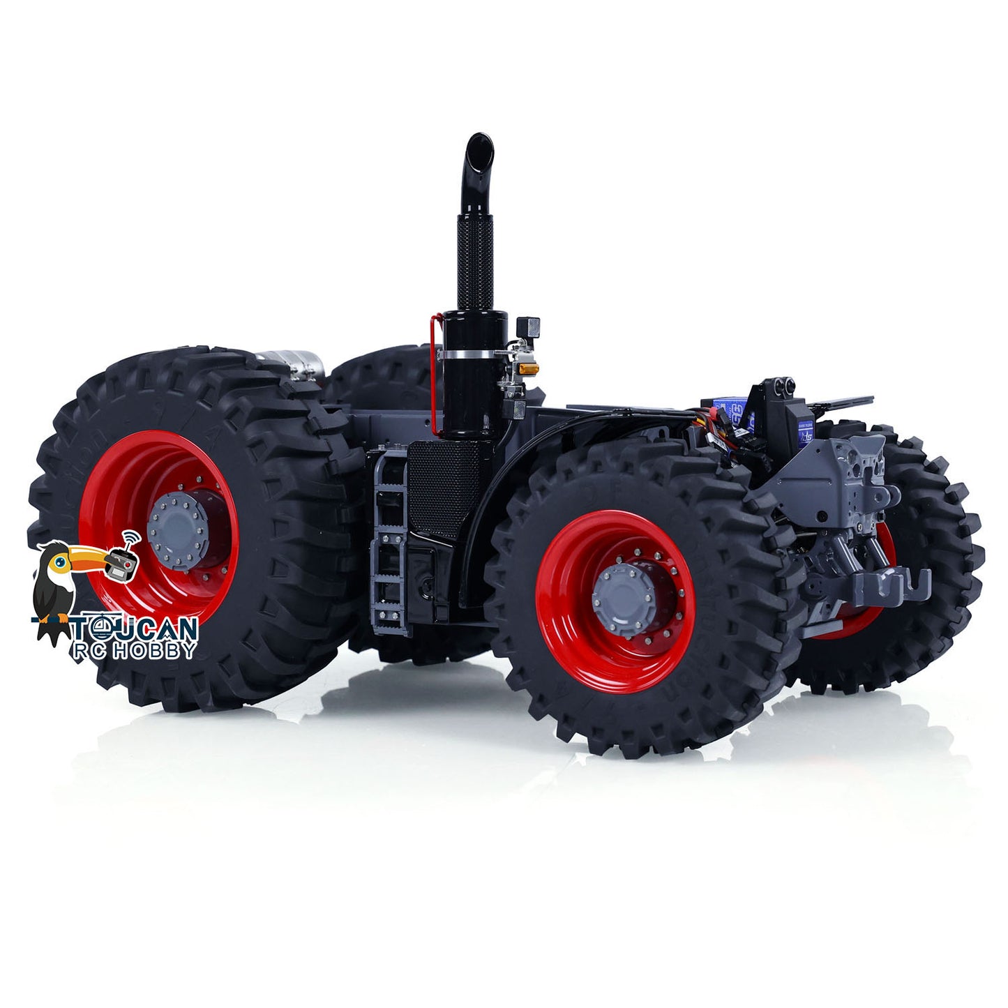 Tracteurs RC LESU 4X4 1050 1/16 RTR Châssis métallique pour voiture