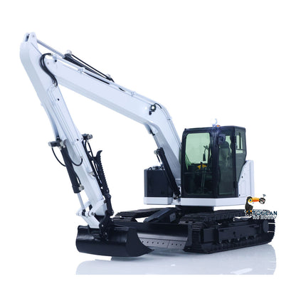 1/14 C308 RC Hydraulic Excavator 4 Valve Remote Control Construction Vehicle Extended Arm Brushless Motor No Sounds Charger
