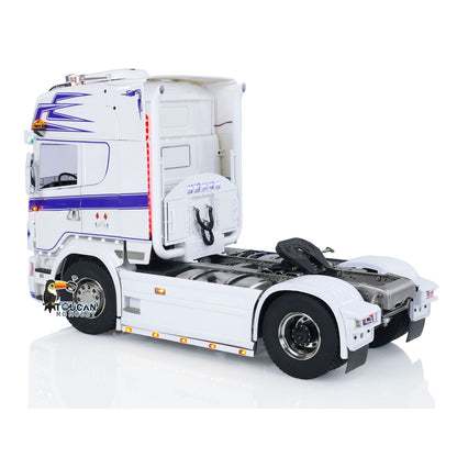 Camion tracteur RC 1/14 4x4 RTR Véhicule de transport Châssis métallique R730 Fumée 3 vitesses