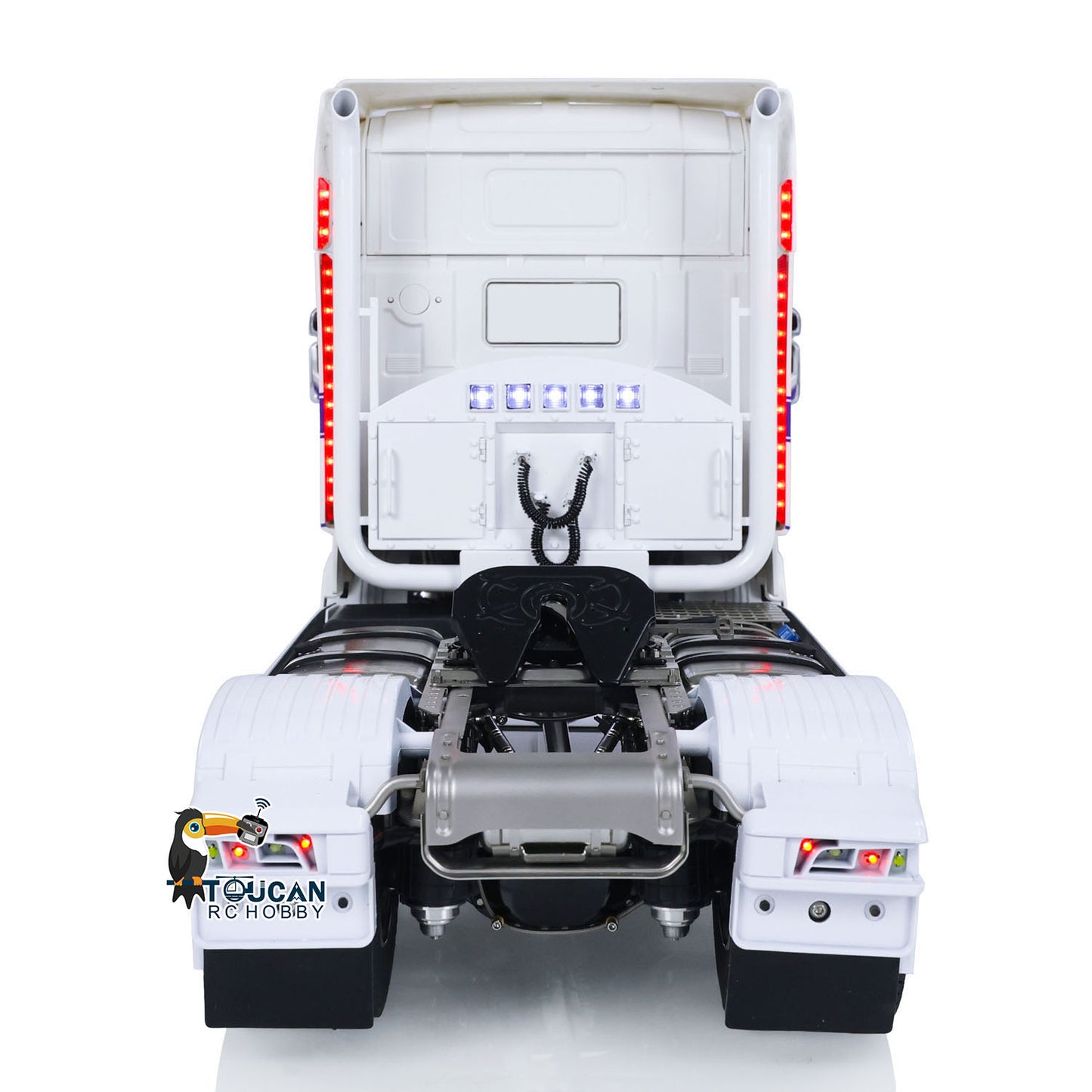 1/14 RC Tractor Truck 4x4 RTR Transport Vehicle Metal Chassis R730 Smoke 3-speed