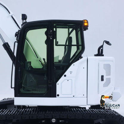 1/14 C308 RC Hydraulic Excavator 4 Valve Remote Control Construction Vehicle Extended Arm Brushless Motor No Sounds Charger