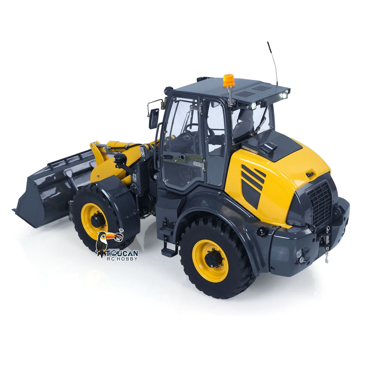 RTR LESU 1/14 Metal Remote Control Hydraulic Loader Aoue WA100M-8 4*4 RC Loading Machine Axle Lock Sound Light Flysky ST8 Radio Construction Vehicle