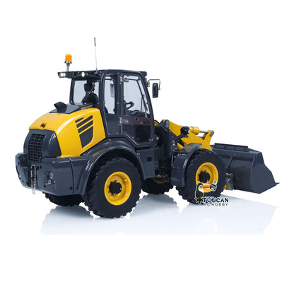 RTR LESU 1/14 Metal Remote Control Hydraulic Loader Aoue WA100M-8 4*4 RC Loading Machine Axle Lock Sound Light Flysky ST8 Radio Construction Vehicle