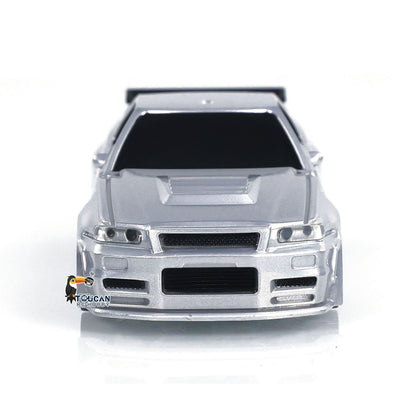 Fast Shipping 1:43 Ready to Run Race Car Gyro Drift Car 4WD Traffic Cones Mini Toy for Boys