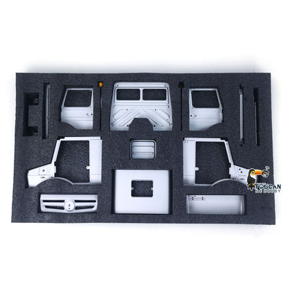 Metal LESU 1/14 RC All Terrain Light Truck U4023 Remote Control Off Road Car MT44023 KIT Model Light Sound Wheel Hub Reduction