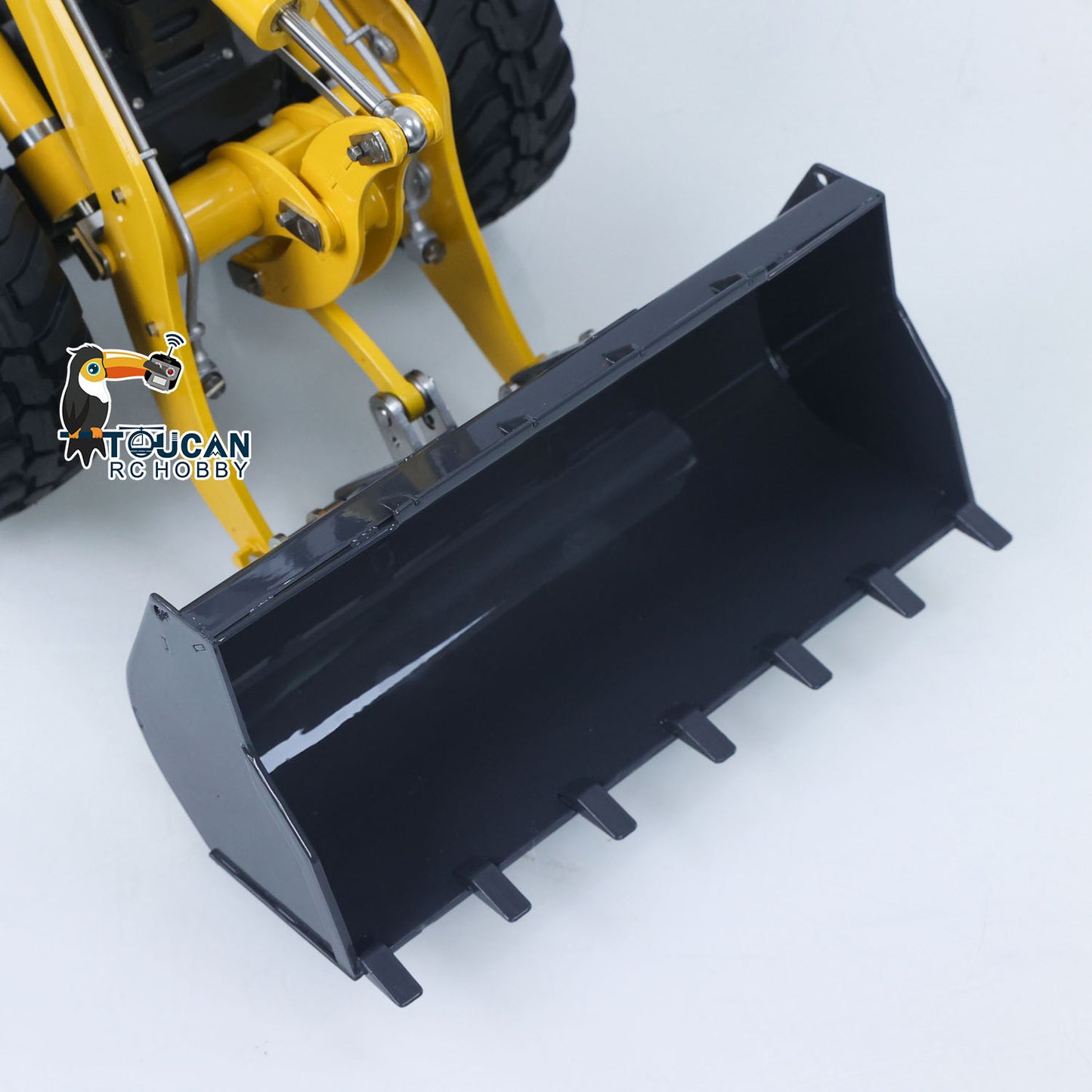 LESU 1/14 4X4 RC Hydraulic Loader Aoue WA100M-8 Metal Remote Control Construction Vehicle Model 4CH Valve Axle Lock Sound Light Engineering Machine