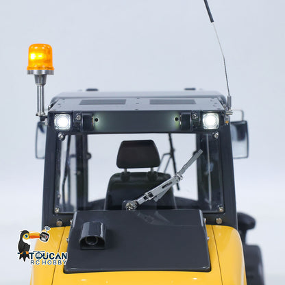 LESU 1/14 4X4 RC Hydraulic Loader Aoue WA100M-8 Metal Remote Control Construction Vehicle Model 4CH Valve Axle Lock Sound Light Engineering Machine