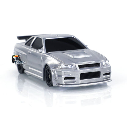 Fast Shipping 1:43 Ready to Run Drift Race Car Remote Control Toy Car 4WD Tyres Traffic Cones