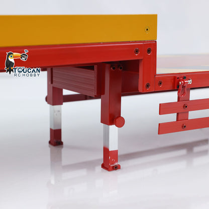 1/14 Metal 4-Axle Trailer Semi-trailer for RC Tractor Truck