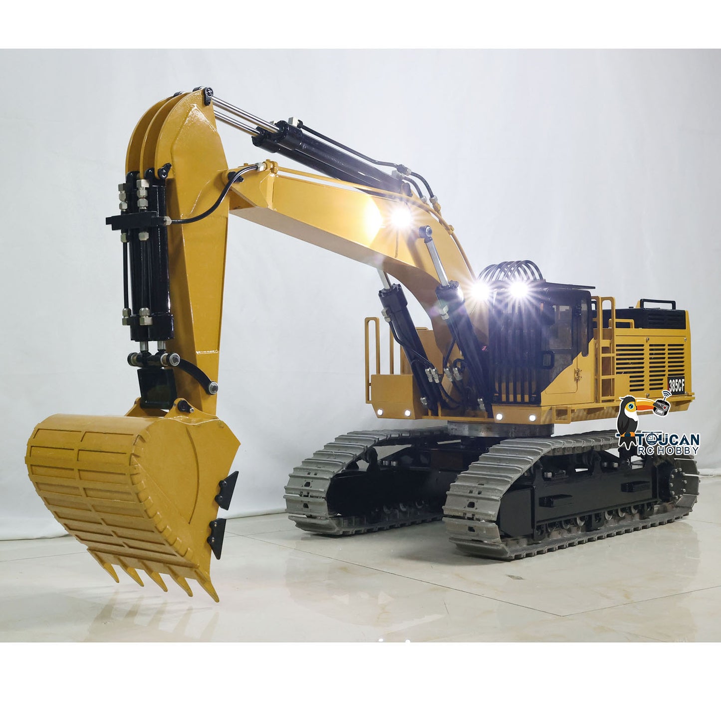 1/8 Giant RC Hydraulic Excavator 385CF Heavy Duty PL18EV Lite Remote Controller