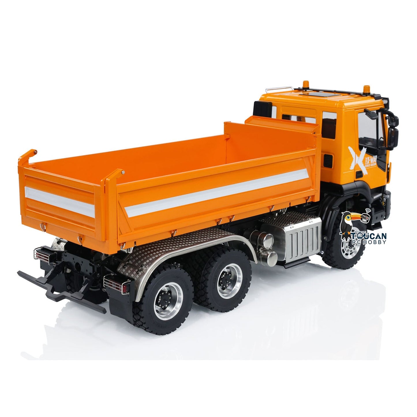 LESU Metal 6x6 1/14 RC Hydraulic Dumper Car 3-way