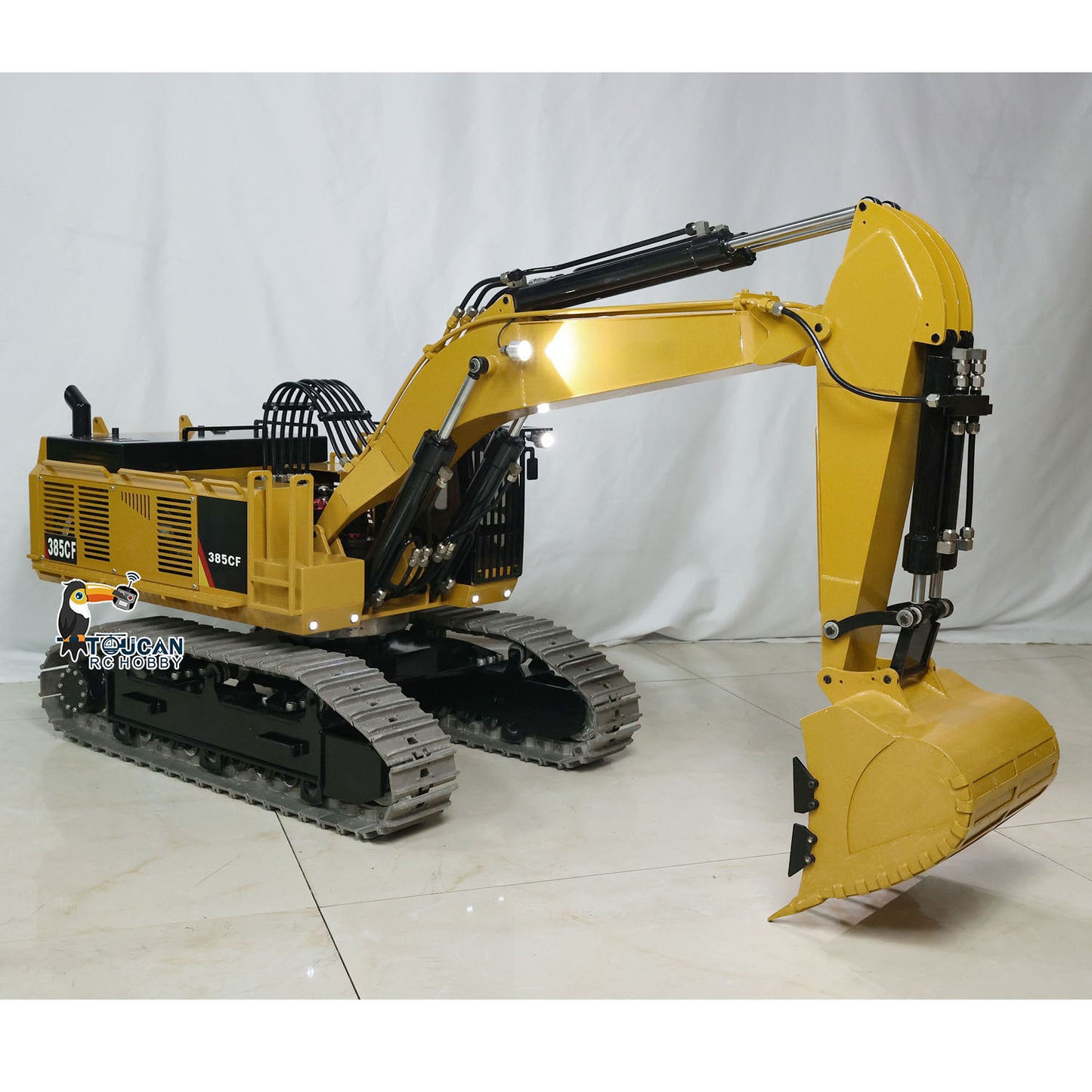 1/8 Giant RC Hydraulic Excavator 385CF Heavy Duty PL18EV Lite Remote Controller