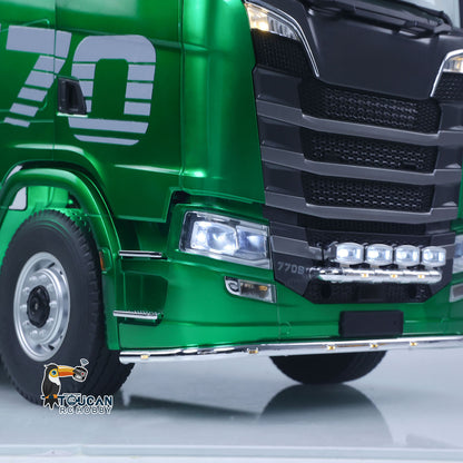 RTR TOUCAN 1/14 Romote Control Tractor Truck 770S 6*6 2Speed RC Lorry Car Axle Locks Openable Door Lights Sounds Smoke Unit