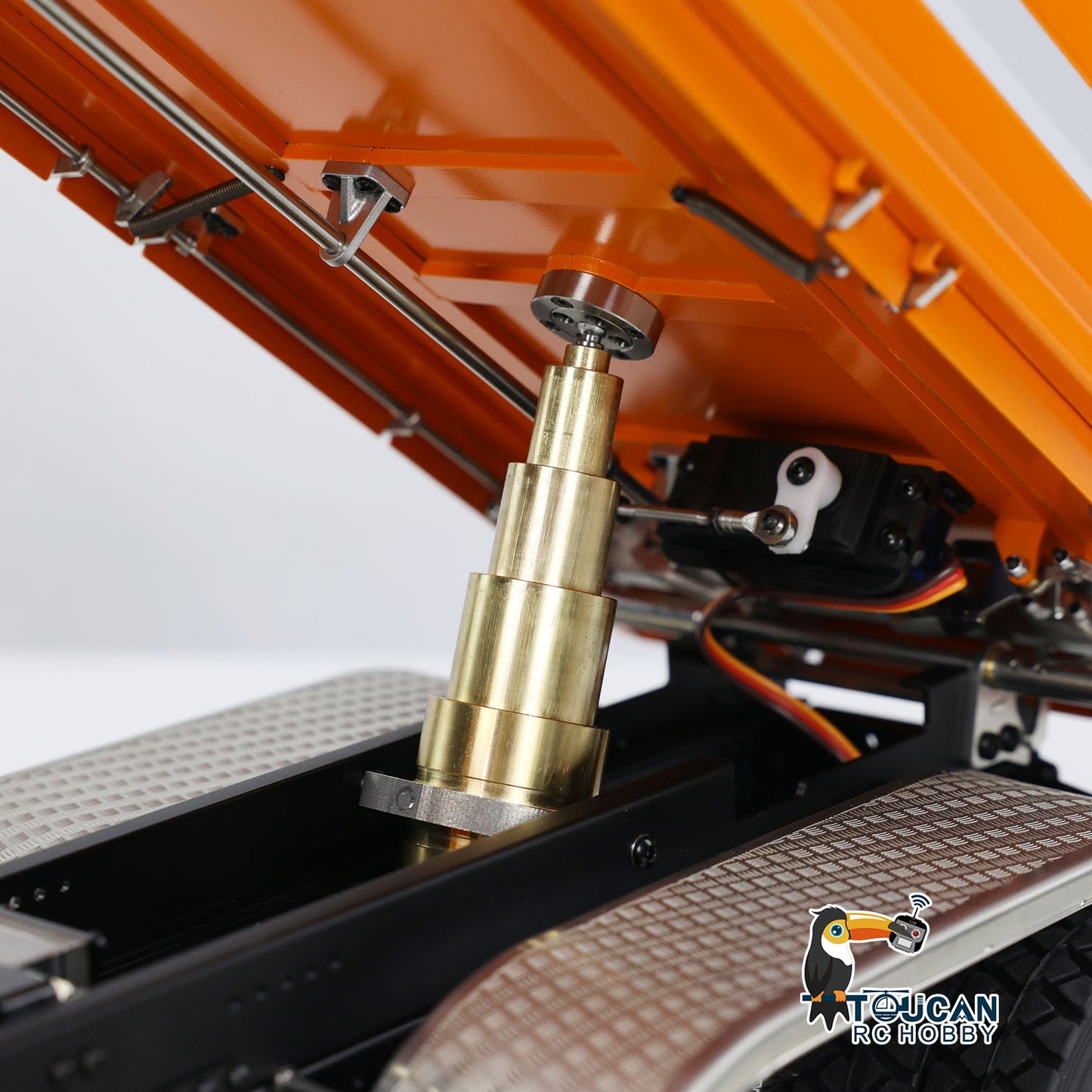 LESU Metal 6x6 1/14 RC Hydraulic Dumper Car 3-way