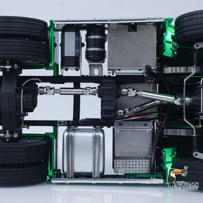 RTR TOUCAN 1/14 Romote Control Tractor Truck 770S 6*6 2Speed RC Lorry Car Axle Locks Openable Door Lights Sounds Smoke Unit