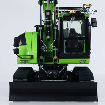 CUT Model 1/14 RC Hydraulic Excavator LR 914 Metal Remote Control Digger Model 5ways Valve RTR Construction Car ST8 Radio Battery
