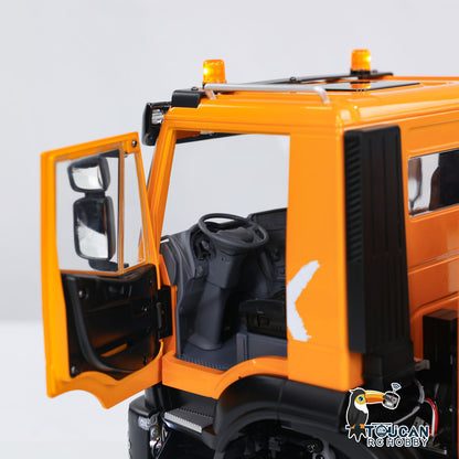 LESU Metal 6x6 1/14 RC Hydraulic Dumper Car 3-way