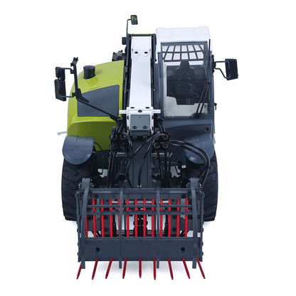 JDM-128 1/14 Metal RC Telescopic Hydraulic Forklift Multifunctional Model 4-Way Vavles Differential Lock 2Axles Steering