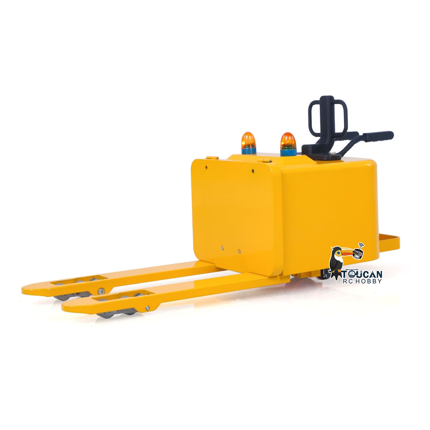 1/14 Eletric Remote Control Reach Forklift Hobbywing ESC Servo Motor Ready to Run Warehouse RC Model Collection Warning Light