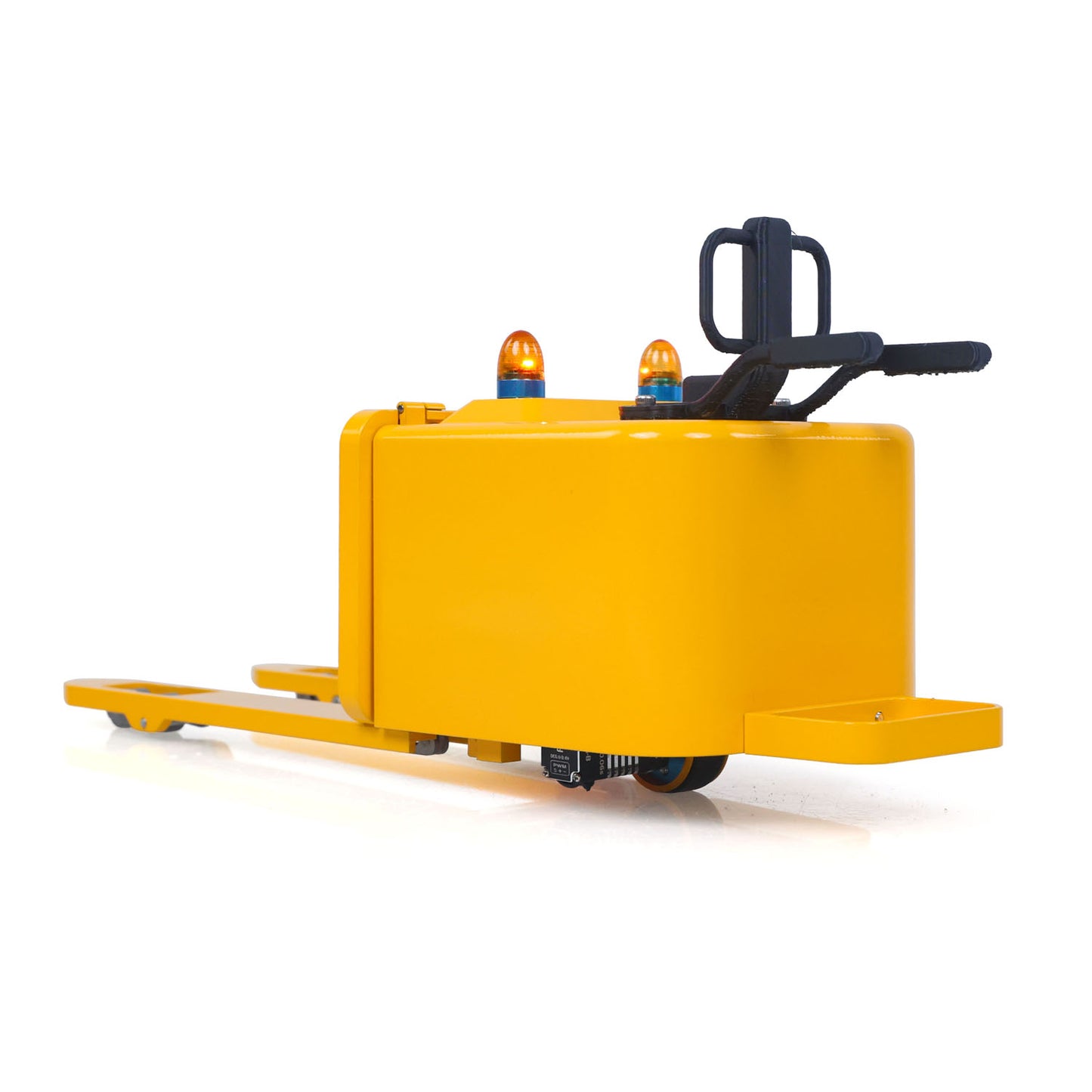 US Stock 1/14 Electric Remote Control Reach Forklift Hobbywing ESC Servo Motor Ready to Run Warehouse RC Model Collection Warning Light