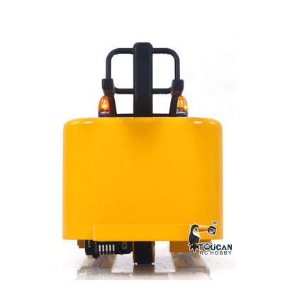 1/14 Eletric Remote Control Reach Forklift Hobbywing ESC Servo Motor Ready to Run Warehouse RC Model Collection Warning Light