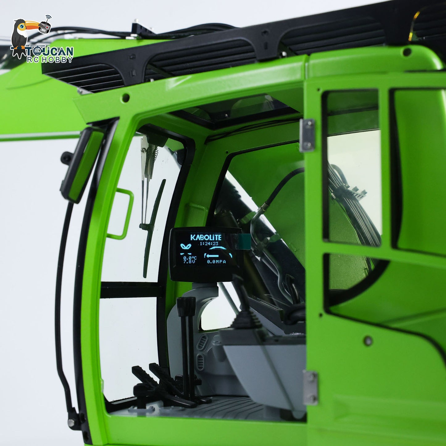 CUT Model 1/14 RC Hydraulic Excavator LR 914 Metal Remote Control Digger Model 5ways Valve RTR Construction Car ST8 Radio Battery