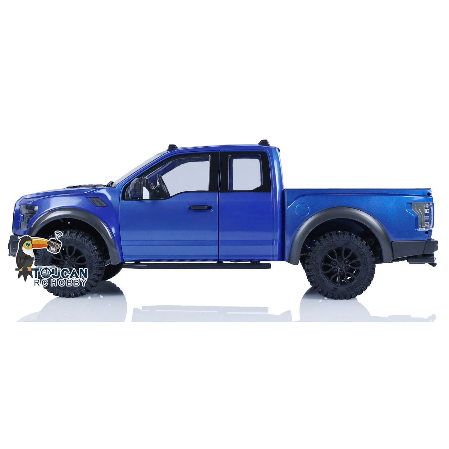 Voiture sur chenilles RC JDModel F150 1/10 Bleu Version KIT