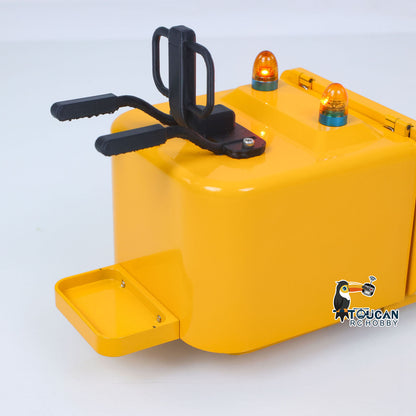 1/14 Eletric Remote Control Reach Forklift Hobbywing ESC Servo Motor Ready to Run Warehouse RC Model Collection Warning Light