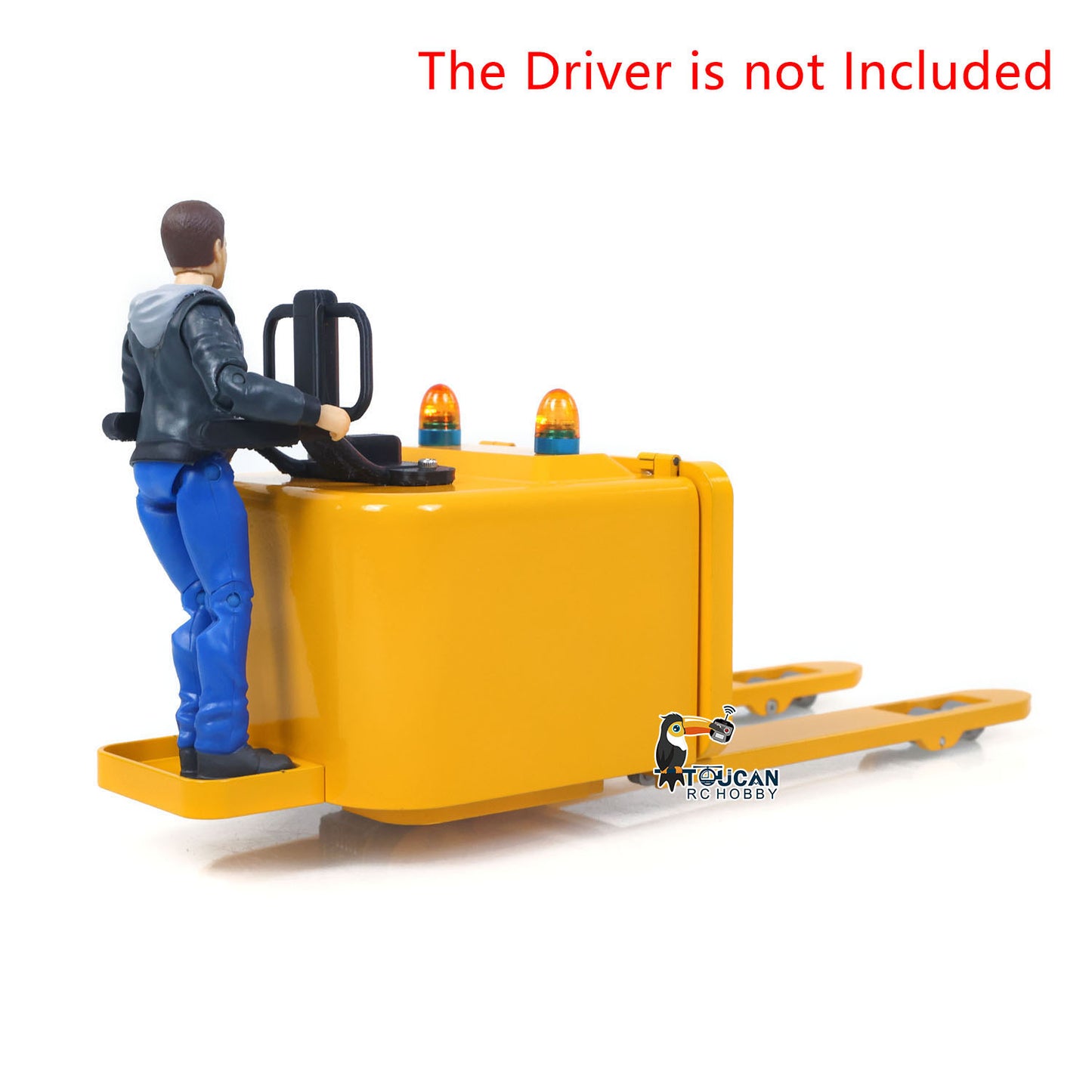 1/14 Eletric Remote Control Reach Forklift Hobbywing ESC Servo Motor Ready to Run Warehouse RC Model Collection Warning Light