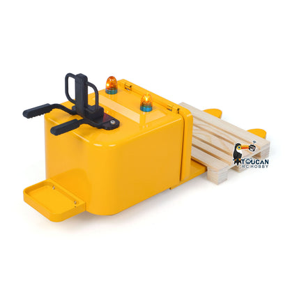 1/14 Eletric Remote Control Reach Forklift Hobbywing ESC Servo Motor Ready to Run Warehouse RC Model Collection Warning Light