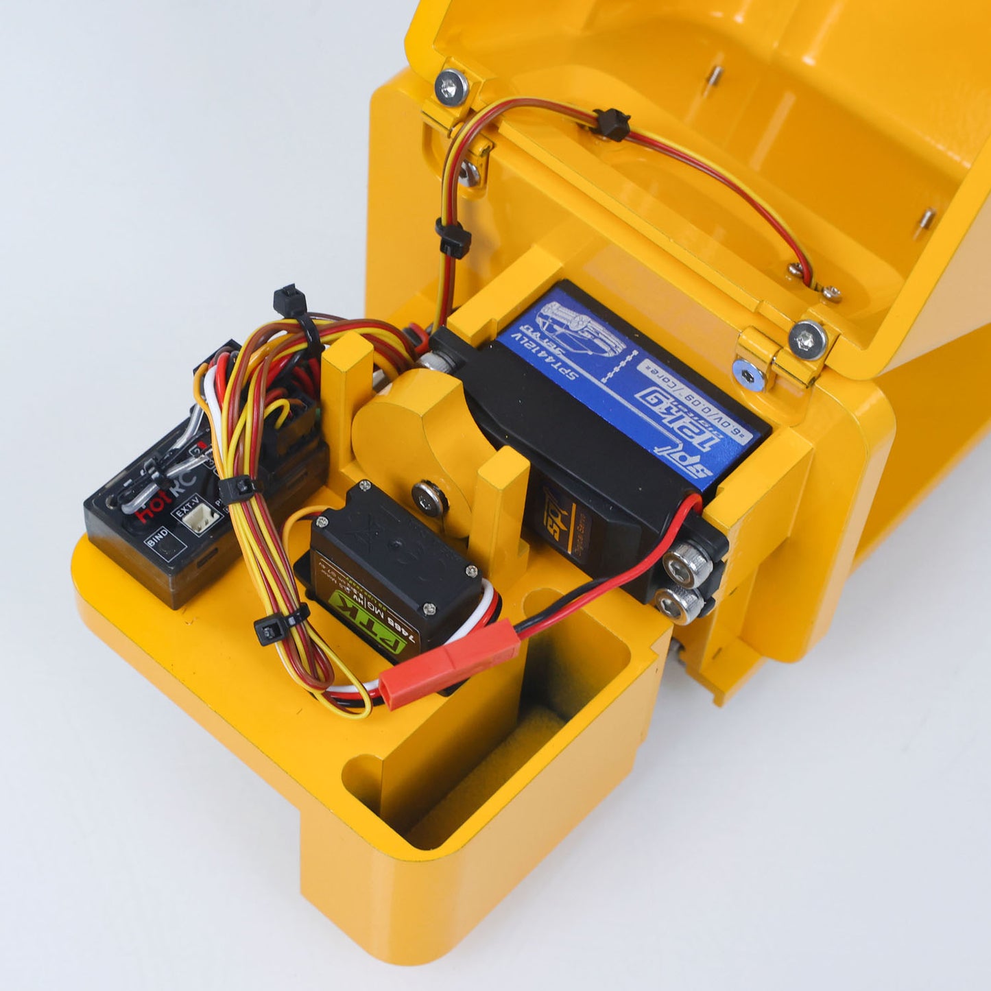 US Stock 1/14 Electric Remote Control Reach Forklift Hobbywing ESC Servo Motor Ready to Run Warehouse RC Model Collection Warning Light