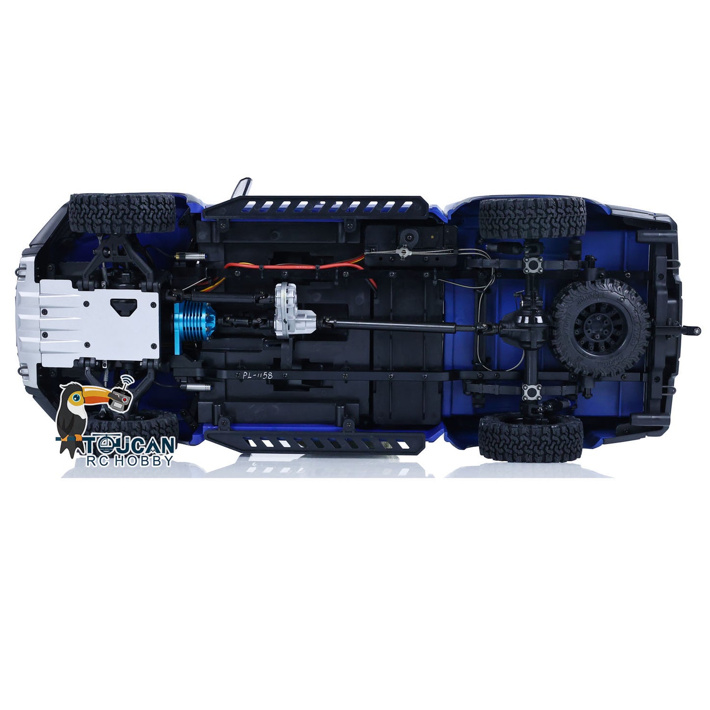 JDModel 1/10 F150 RC Racing Crawler Auto Blau ARTR Version