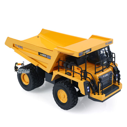 Ready To Run 1/50 Electric Remote Control Dump Truck RC Construction Vehicle Tipper Model Lights Sounds Effect Gift For Adult