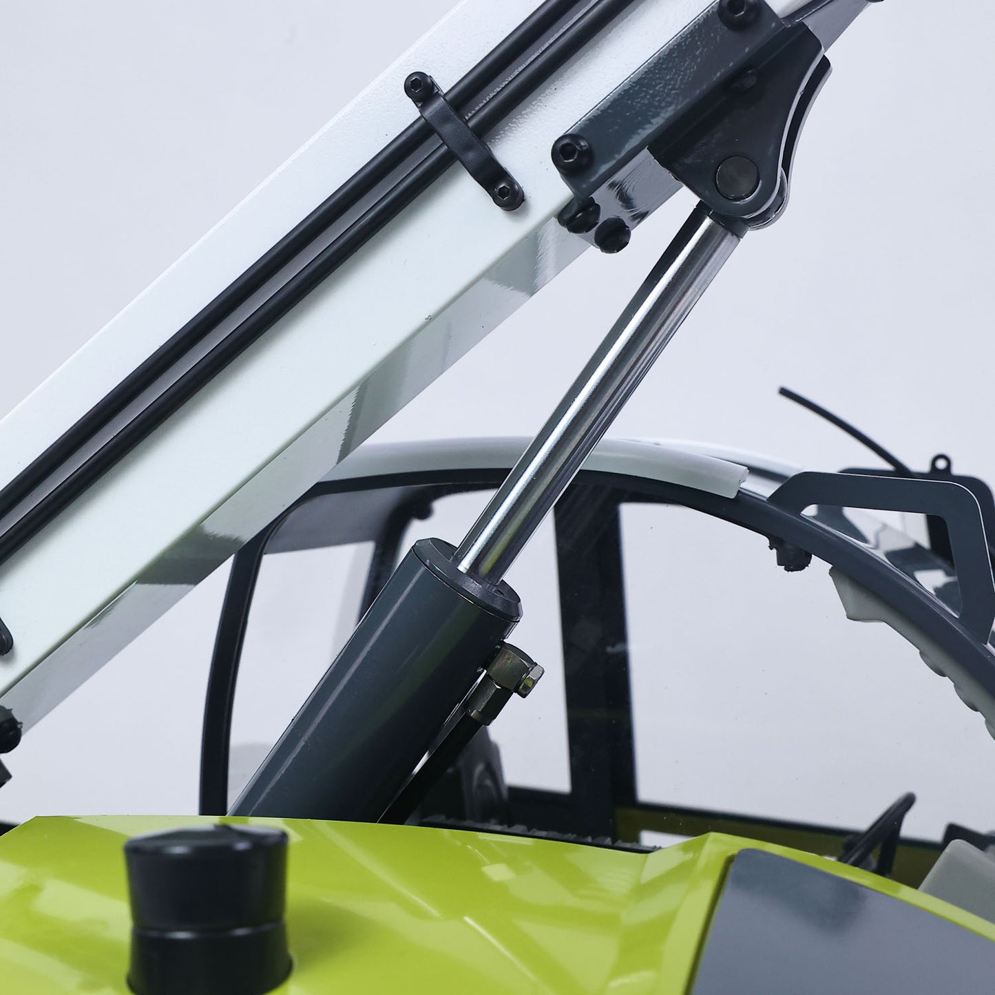 JDM-128 1/14 Metal RC Telescopic Hydraulic Forklift Multifunctional Model 4-Way Vavles Differential Lock 2Axles Steering