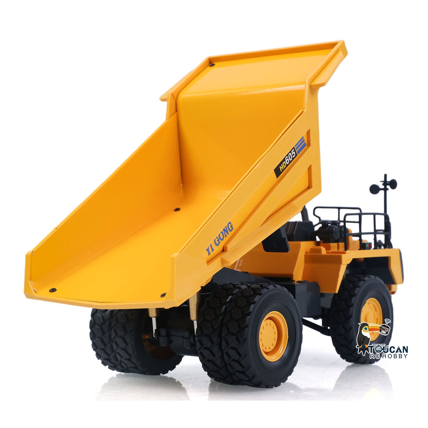Ready To Run 1/50 Electric Remote Control Dump Truck RC Construction Vehicle Tipper Model Lights Sounds Effect Gift For Adult