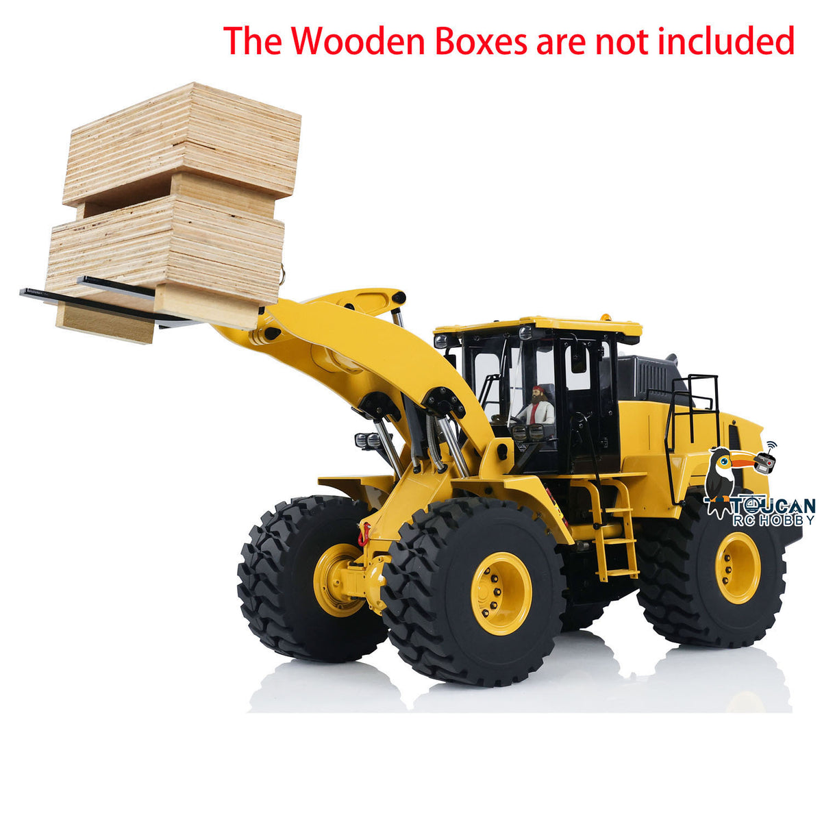 FLASH SALE US STOCK Metal 1/14 470 Hydraulic RC Loader Model with I6S Radio Controller Lights Sound System