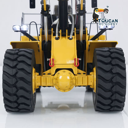 FLASH SALE US STOCK Metal 1/14 470 Hydraulic RC Loader Model with I6S Radio Controller Lights Sound System