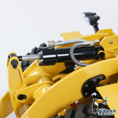 FLASH SALE US STOCK Metal 1/14 470 Hydraulic RC Loader Model with I6S Radio Controller Lights Sound System