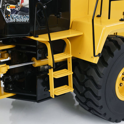 FLASH SALE US STOCK Metal 1/14 470 Hydraulic RC Loader Model with I6S Radio Controller Lights Sound System