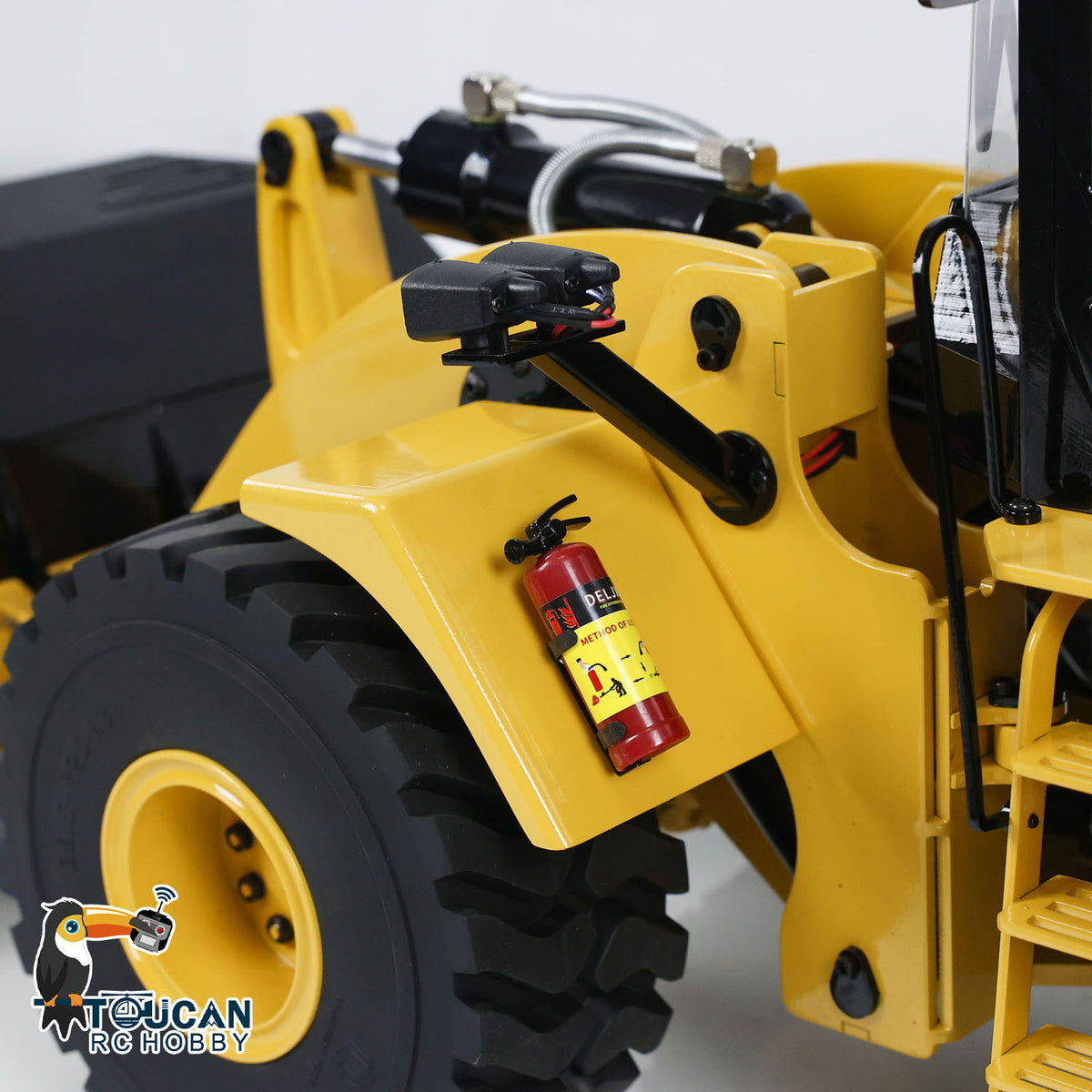 FLASH SALE US STOCK Metal 1/14 470 Hydraulic RC Loader Model with I6S Radio Controller Lights Sound System